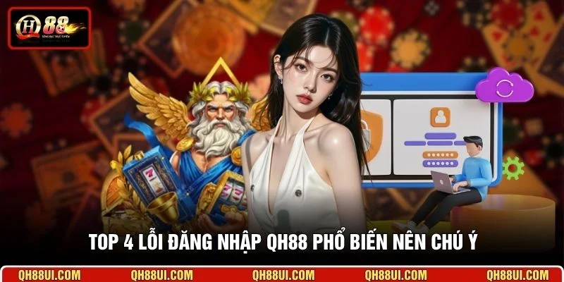 Top 4 lỗi đăng nhập QH88 phổ biến nên chú ý